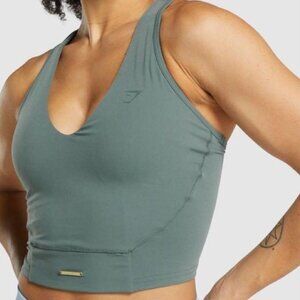 Gymshark Whitney Crop Tank, Eucalyptus